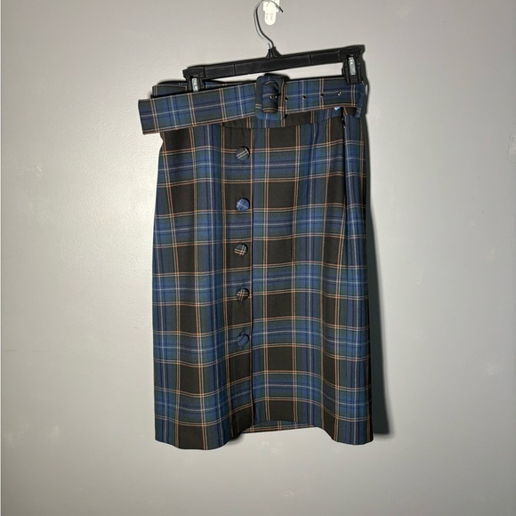 Maeve by Anthropologie Bernadette Buttondown Belted Pencil Skirt Size 6 NWT - Picture 3 of 6